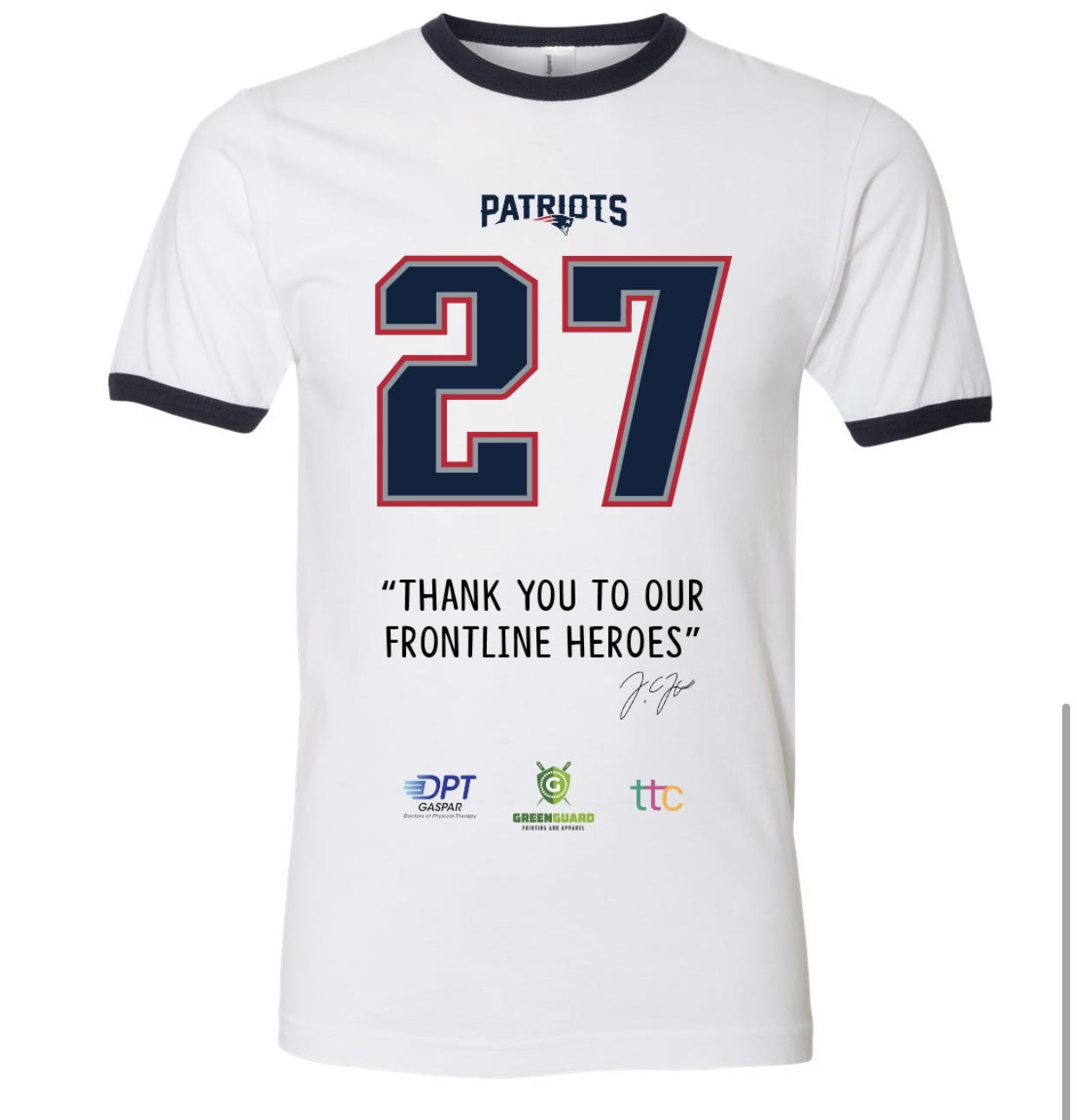 J.C. Jackson (Patriots #27) — Children's Hospital Giveback, May 2020