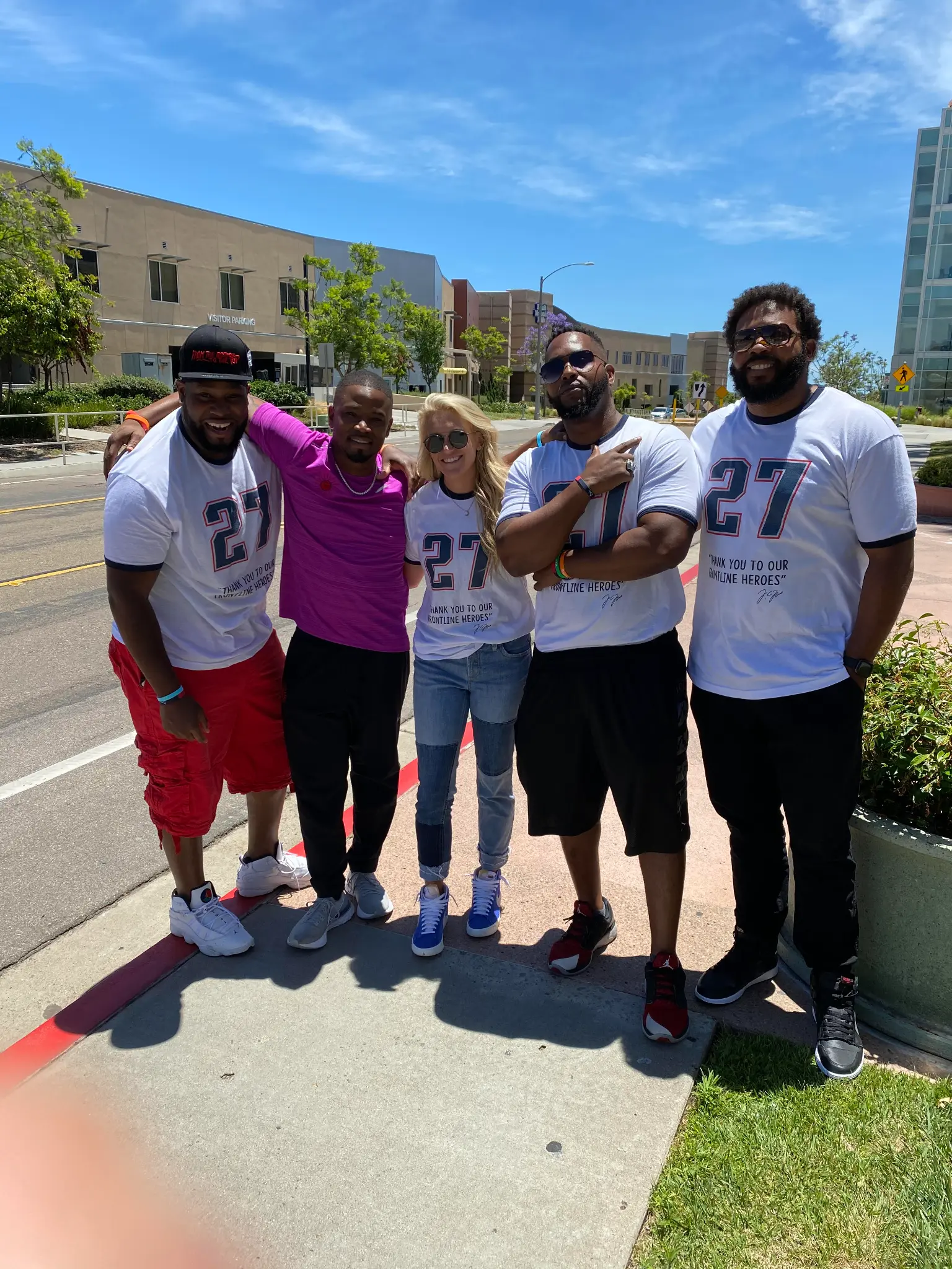 JC Jackson Nurses Giveback at Rady Children's Hospital
